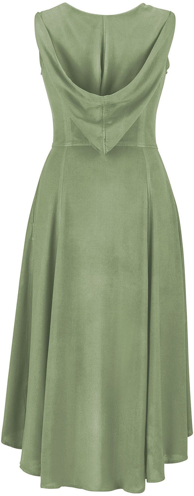 Tauriel Maxi Overdress Limited Edition Lemongrass Green Silver Embroidery