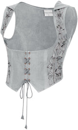 Tauriel Top Silver Embroidery
