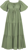Belle Maxi Chemise Limited Edition Lemongrass Green
