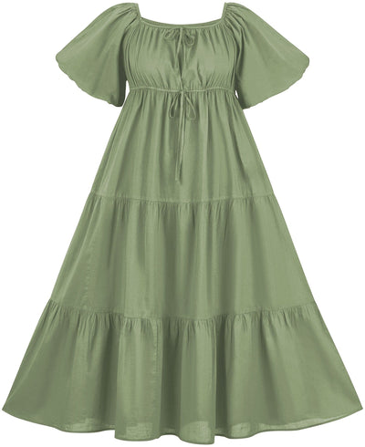 Belle Maxi Chemise Limited Edition Lemongrass Green