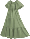 Belle Maxi Chemise Limited Edition Lemongrass Green