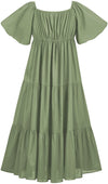 Belle Maxi Chemise Limited Edition Lemongrass Green